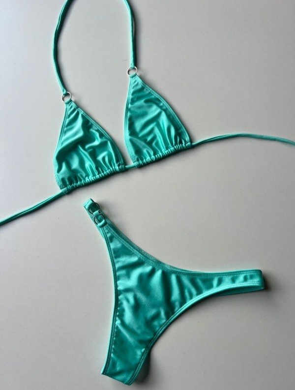 Bikini triangulito verde aqua