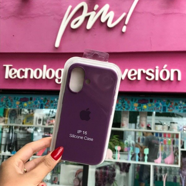 Producto - iPhone 16 Silicone Case Violeta