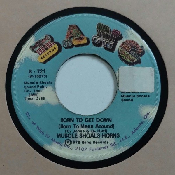 Producto - MUSCLE SHOALS HORNS Born To Get Down Simple 7 USA 1976 Disco - 0