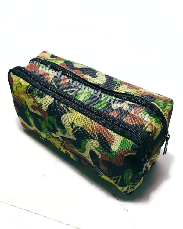 Producto - Cartuchera doble cierre camuflada 1
