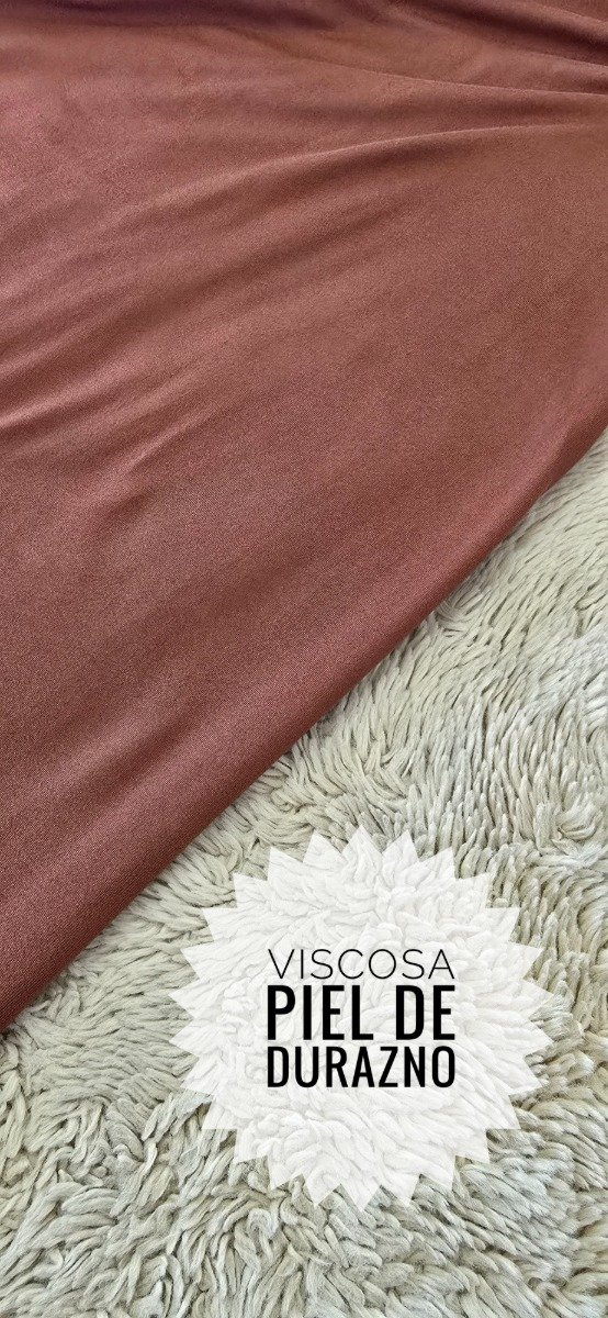 Producto - Viscosa/piel de durazno CHOCOLATE 1 m