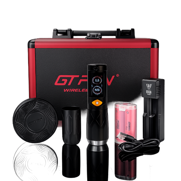 Producto - AVA GTR - PEN WIRELESS MACHINE - CON MALETIN Y PEDAL INALAMBRICO