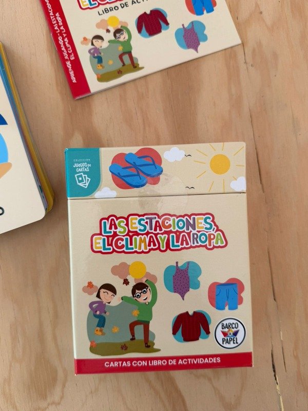 Producto - Cartas didácticas el clima y la ropa
