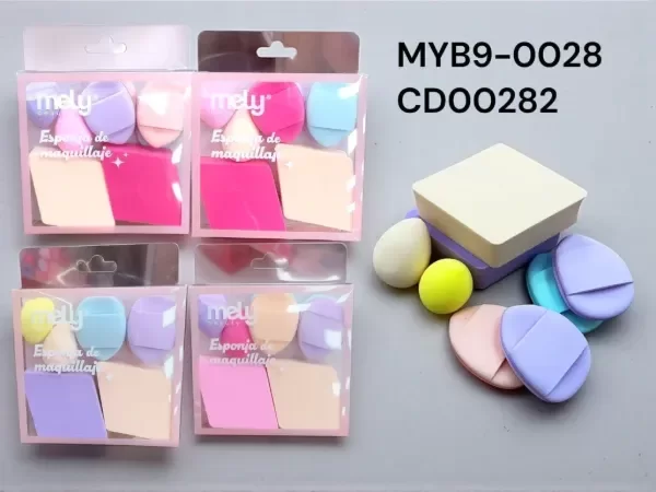 Producto - SET DE ESPONJAS MAQUILLAJE 8PCS MELY