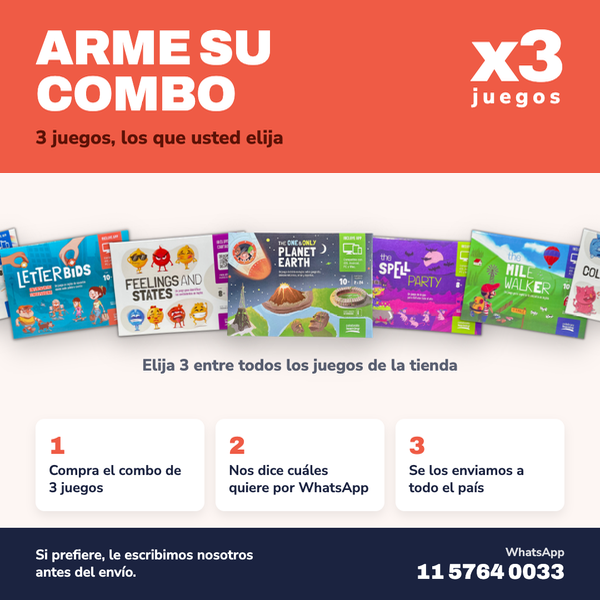 Producto - Combo x3 juegos