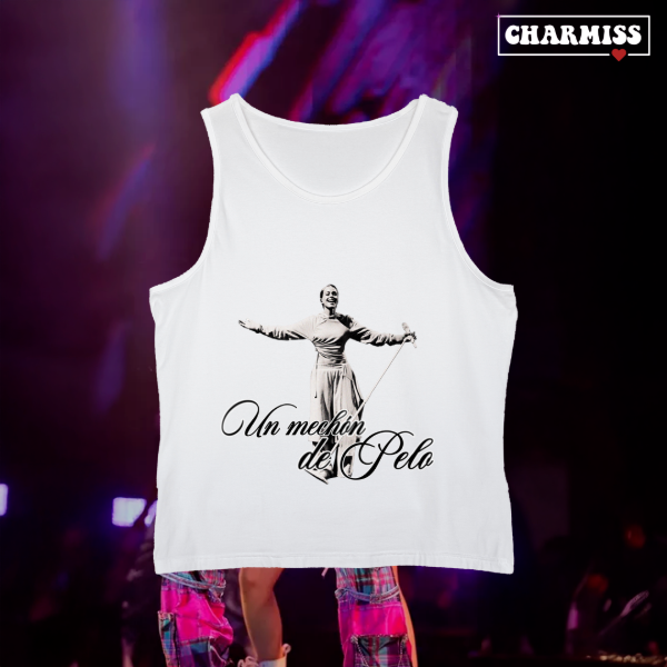Tank top un mechón de pelo