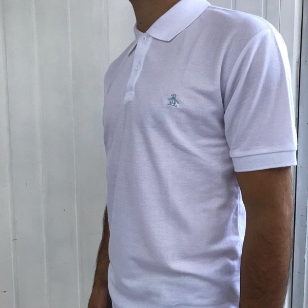 Producto - Chomba Pique Penguin Blanca