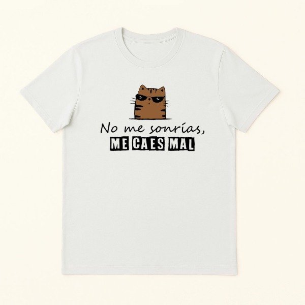 Producto - Remera No me sonrías - 0