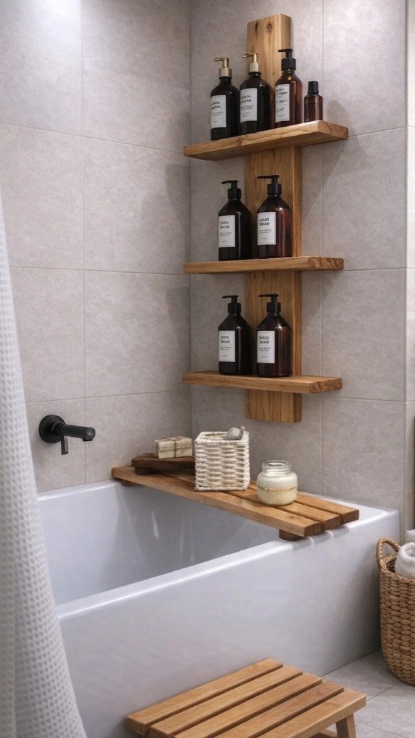 Producto - Combo repisa 3 estantes más cruce de bañera