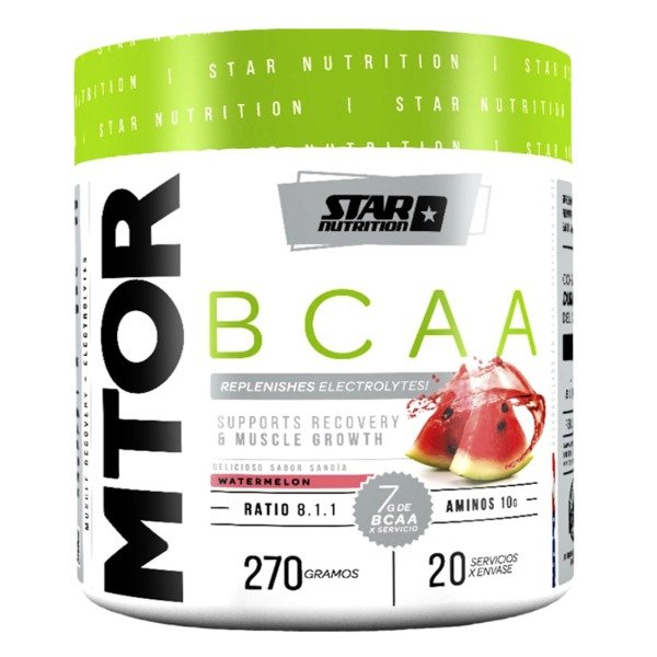 Producto - Mtor BCAA Star Nutrition 270 Gr - Pote sabor Watermelon