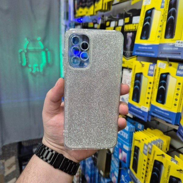 Producto - Brillosa Plateada - Samsung A04s