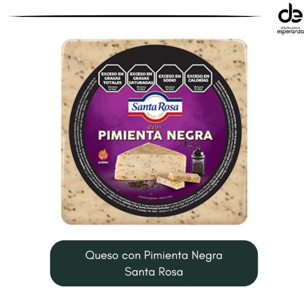 Producto - Queso c/ pimienta negra Santa Rosa