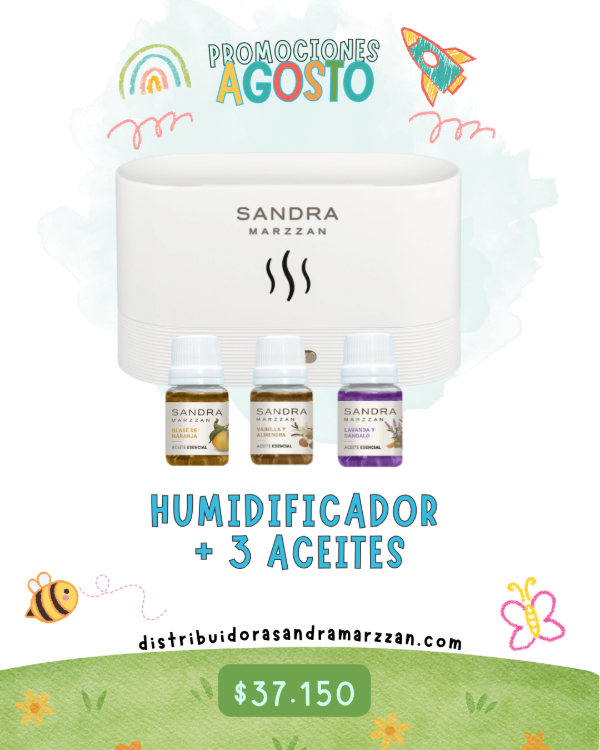 Producto - Humidificador  + 3 Aceites I PROMOCIONES AGOSTO