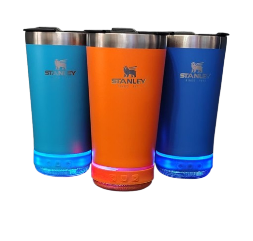 Producto - Parlante Bluetooth Vaso 473 cm3 Stanley con destapador