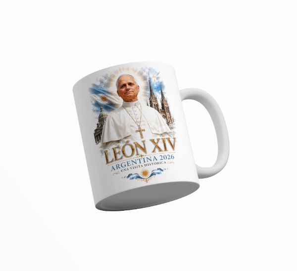 Producto - Taza Personalizad Papa León XIV Argentina #11 - 2