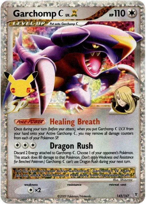 Producto - Garchomp Pokémon C LV.X (Classic Collection) - 145/147 - Celebrations - Holo