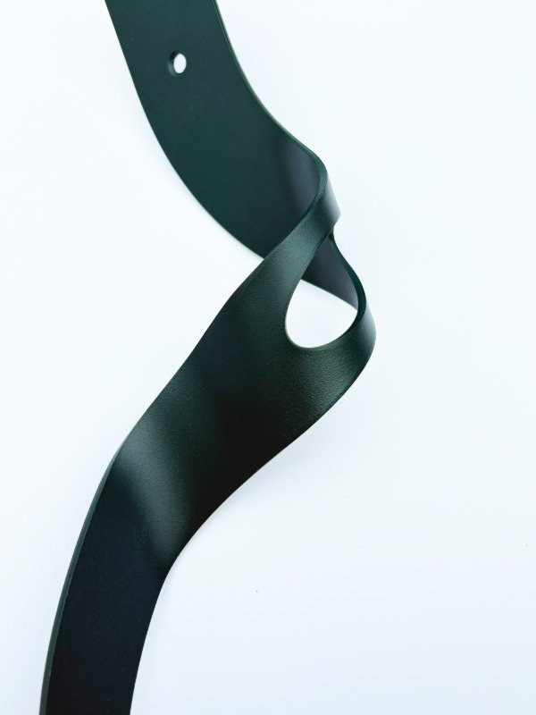 Producto - Bicicletero de Pared de Hierro - Diseño y Resistencia - Color: Verde oscuro - 1