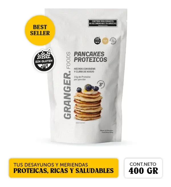 Producto - Pancakes proteicos GRANGER FOODS - GLUTEN FREE - 0