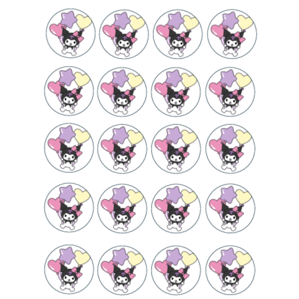 Producto - Lamina comestible oreos bañadas kuromi 1