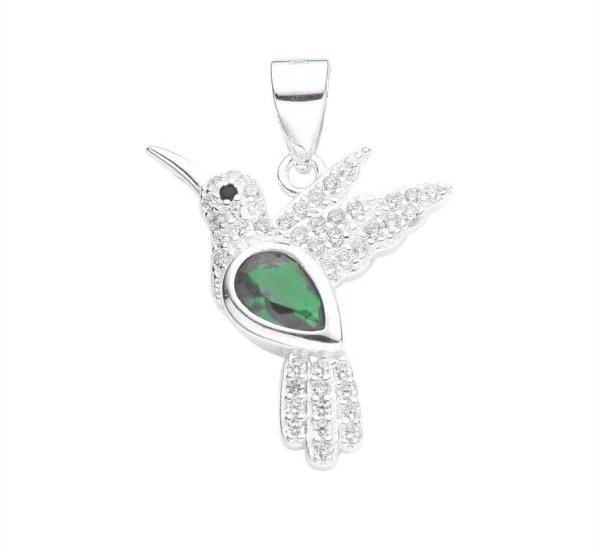 Producto - Dije Plata 925 - Colibrí verde
