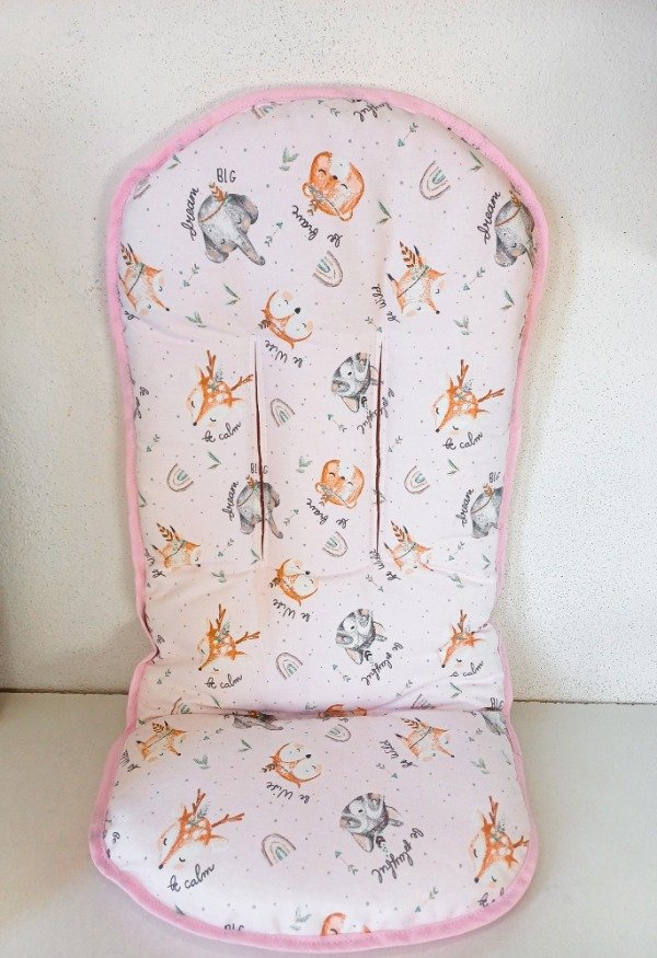 Producto - Colchón de coche zorritas rosa