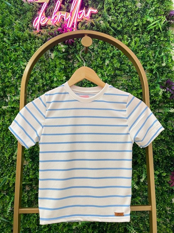 Producto - Remera baby tee rayada AIME 0372