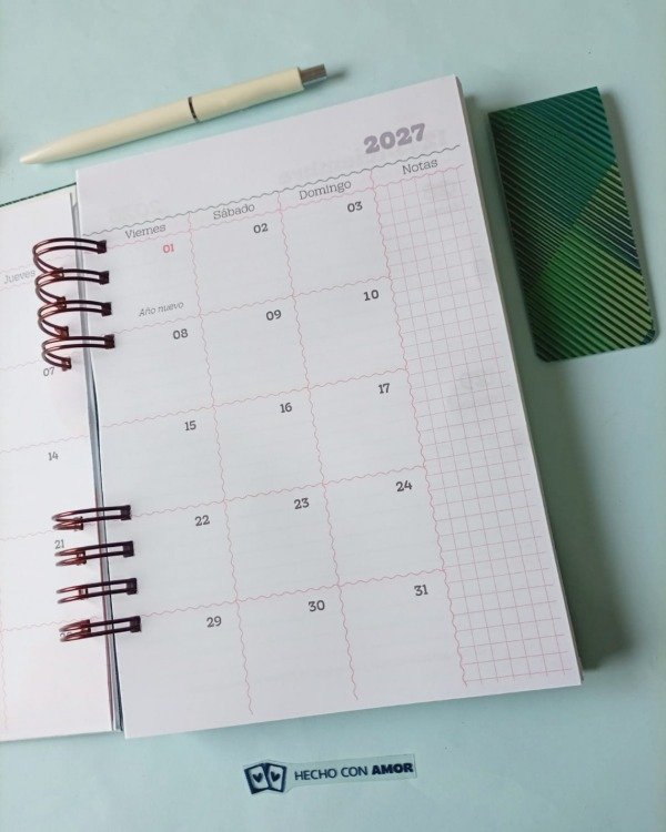 Producto - Agenda dos días Marine - 8