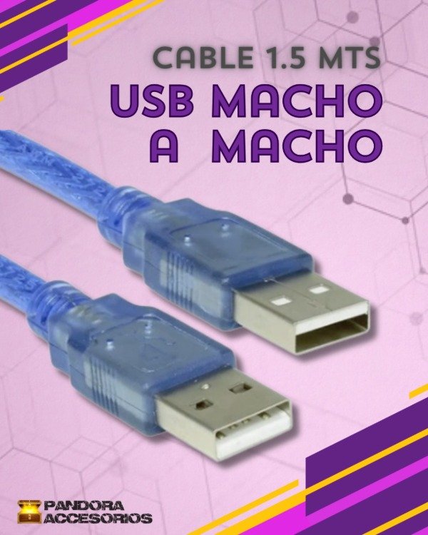 Producto - Cable Alargue USB Macho a USB Macho
