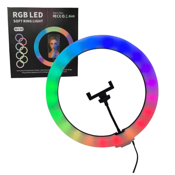Producto - Aro Led RGB MJ30 12" (SIN TRIPODE)