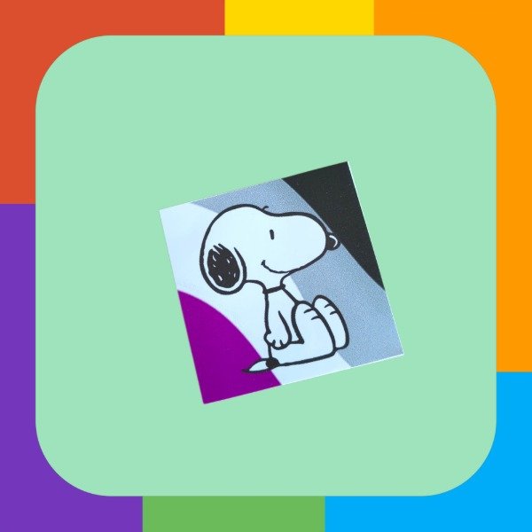 Producto - Sticker Snoopy asex