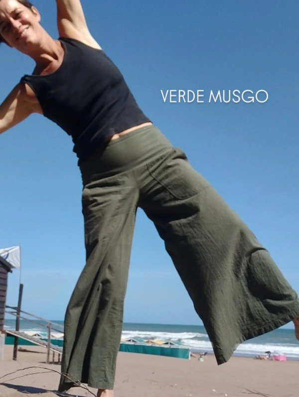 Producto - Buda pant verde musgo