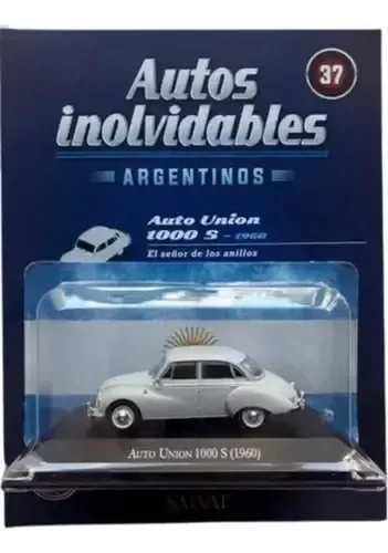 Producto - Autos Inolvidables Argentinos Auto union 1000 S Numero 37 1/43