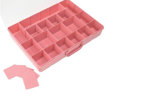 Producto - Maletín Organizador 23 divisiones Rosa Viejo