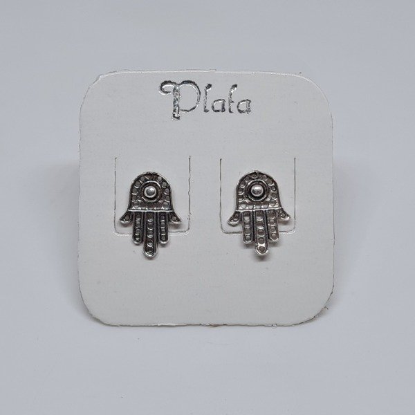 Producto - Aro plata manito mediada calada