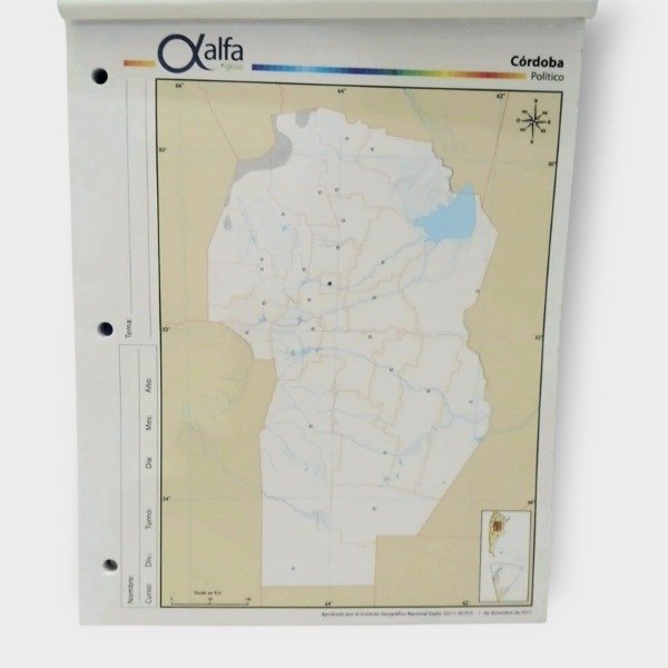 Producto - Mapa Cordoba Politico