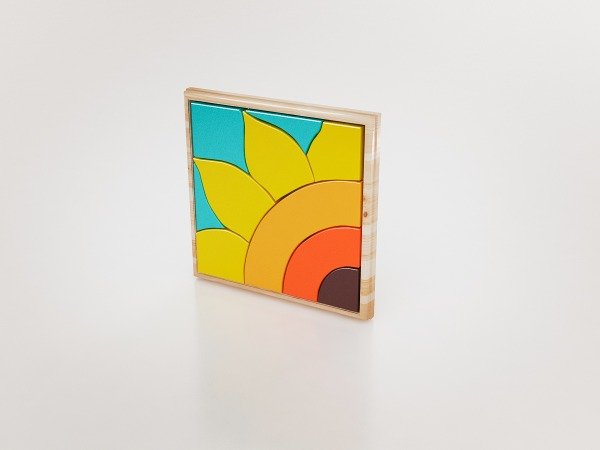 Producto - Girasol - Encastre de madera