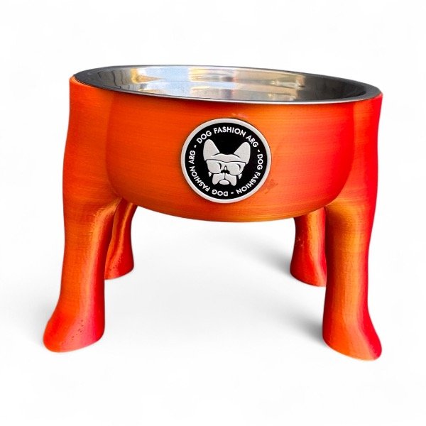 Producto - Comedero patitas naranja tornasolado