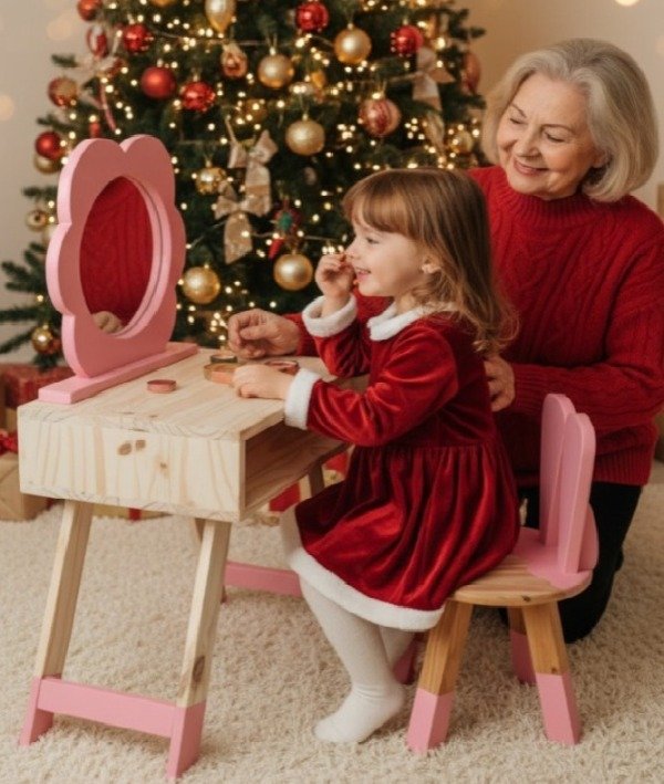 Producto - Mueble Tocador + silla  /Consultá stock al : +54 3516870360