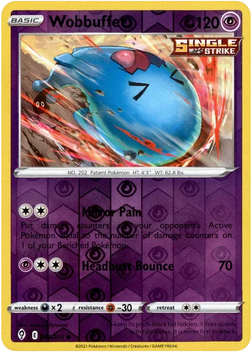 Producto - Wobbuffet - 066/203 - Evolving Skies - Reverse Holo