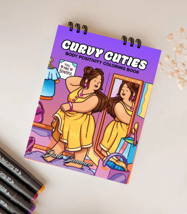 Producto - Libro para Colorear virales  Curvy Cuties