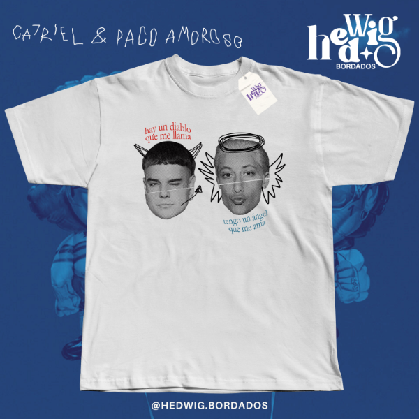 Remera Diablo Ca7riel y Paco