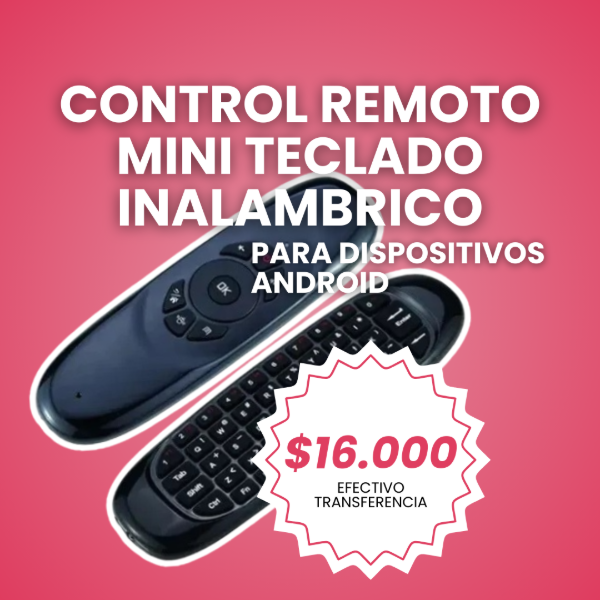 Producto - Mini Teclado Inalambrico para Smart Tv y Smartbox