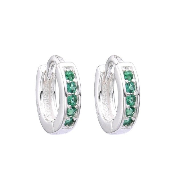 Producto - Mini argollas jackson verde