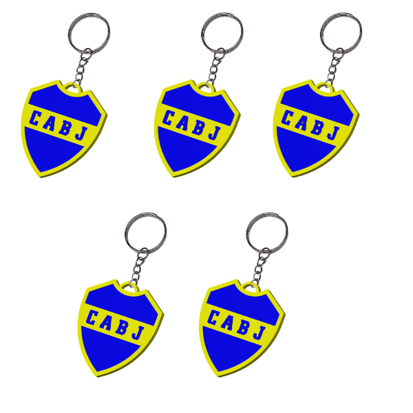 Producto - Llavero Souvenir 3d X 5u Boca Juniors Jgo 3