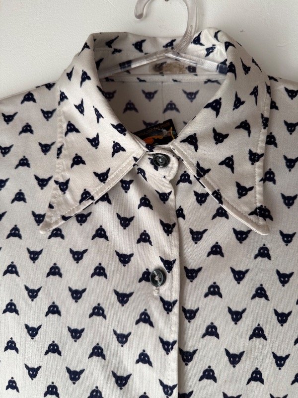 Producto - Camisa vintage print con azul - 8