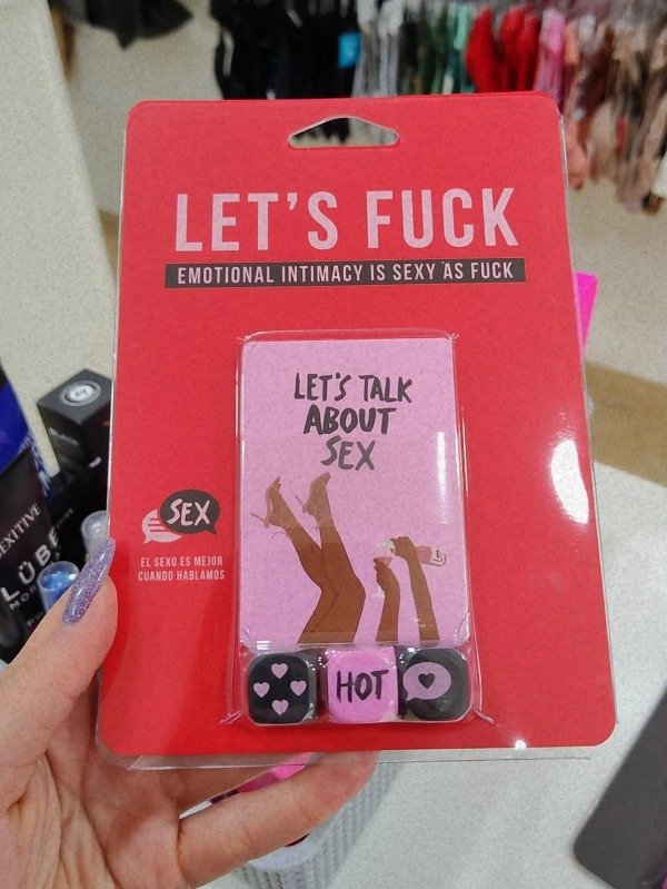 Producto - Lets fuck, juego de cartas + dados