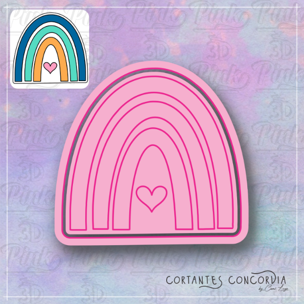 Producto - Arcoiris corazon