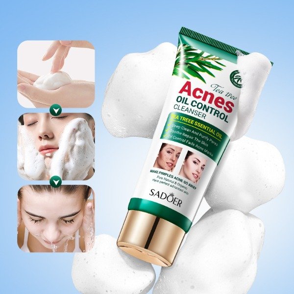 Producto - Limpiador facial Control Oil y Acné Tea Tree - Sadoer - 0