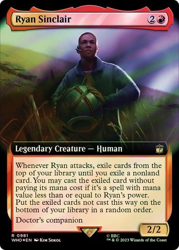 Producto - Ryan Sinclair (Extended Art) (Surge Foil)