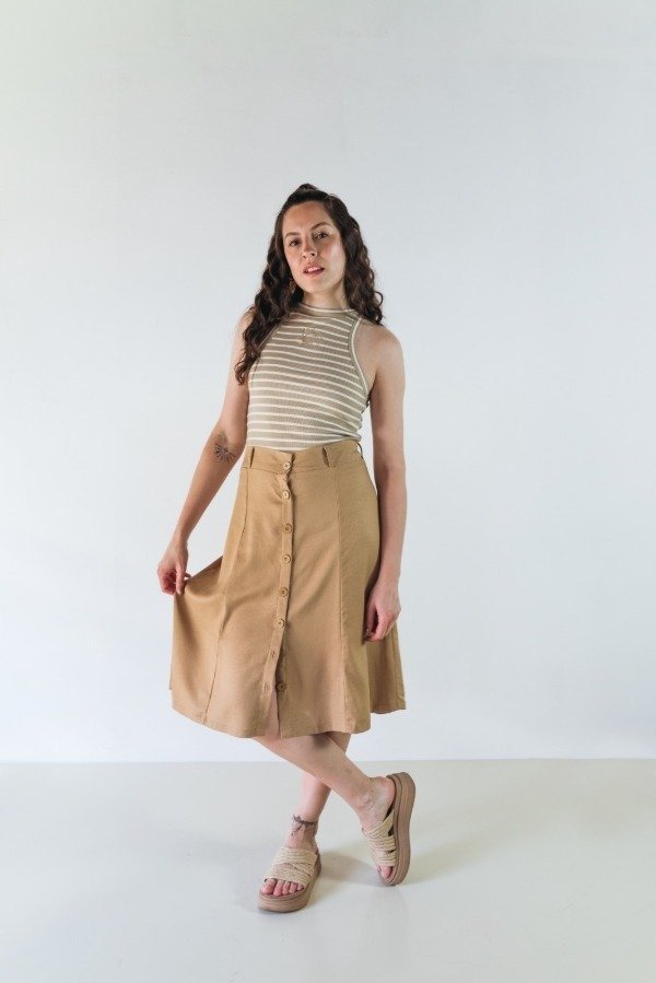 Producto - Falda Samantha Camel